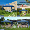 3m x 3m Garden Heavy Duty Pop Up Gazebo Marquee Party Tent Wedding Canopy New
