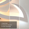 Modern Chandelier LED Lamp White Frame Ceiling Light Living Room Bedroom Lights