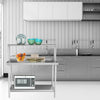 Commercial Catering Table Stainless Steel Work Bench Kitchen Food Shelf Storage
