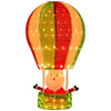 4.5FT LED Christmas Santa Claus with Hot Air Balloon Pre-lit Xmas Decoration