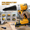 Cordless Electric Rivet Gun Brushless with LED For DeWalt 18V 20V Li-ion Battery