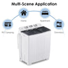 Twin Tub Washing Machine Compact Laundry Washer 4.5KG Washer+1.5KG Dryer