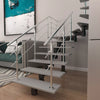 Stainless Steel Hand Rail Balustrade 2 Cross Bar Porch Garden Safety Stair Rails