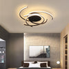 Modern Chandelier LED Spiral Ceiling Light Kitchen Living Bedroom Pendant Lamp