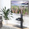 Heavy Duty Floor TV Stand with Mount for 32-65" TVs with 2-Tier Storage Shelves