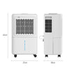 12L/Day Small Dehumidifier for Home Damp, with Humidity Light