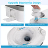 24L Portable Toilet Flushing Chemical Toilet Potty Camping Caravan Easy Clear