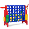 Giant 4 in a Row Game Jumbo Connect 4 Garden Games w/42 Rings Basketball Hoop