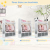 Kids Wardrobe Clothes Hanging Drawer Storage Cabinet Open Wardrobe Furniture New