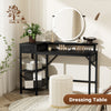 4 Tier Computer Desk Study Room Computer Desk Home Office Work Desk with Drawers