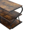 Wooden 3Tier Shoe Rack Storage Shelf Unit Organiser Footwear Stand Door Bathroom