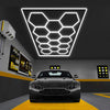 14 x Hexagon LED Lighting Car Detail Home Garage Workshop Retail Lighting Barber