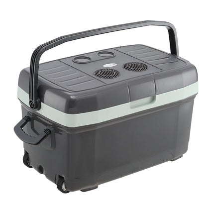 45L Large Portable Electric Car Fridge Camping Travel Cooler Cool Box Warm Box