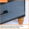Easylife Ottoman Storage Bench With Drawers (Teal). Folding Storage Unit for