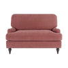 Dusk Hampshire Dusky Pink Matte Velvet Loveseat RRP £378