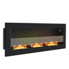 Bio Ethanol Fireplace Modern Wall Biofire 2/3 Burner Fire Place With Glass Panel