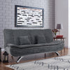 Modern Padded Sofa Bed Fabric Sleeper Recliner Living Room Relax Sofa 3 Seater