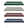 Manual Retractable Awning Canopy Window Balcony Doors Sun Shade Shelter Outdoor