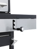 Dual Fuel 3 Burner Gas & Charcoal BBQ Grill 3 + 1 Side Burner – Stainless Steel