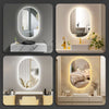 Illuminated Bathroom Mirror With LED Lights Bluetooth Demister Touch Sensor