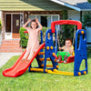 3 in 1 Toddler Slide and Swing Set Indoor Outdoor Climber Slide Playset