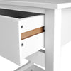 White Bedside Table Wooden Nightstand Cabinet Storage Unit with Shelf & Drawer