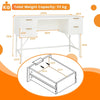 Computer Desk Home Office Desk PC Workstation Study Writing Table W/ 4 Drawers