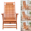 Bamboo Recliner Chair Outdoor Sun Lounger Garden Patio Adjustable Furniture ECO