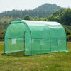 3mx2m Walk-in Greenhouse Polly Tunnel Patio Garden Outdoor Polytunnel Frame