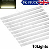 10 PACK 4FT LED Strip Lights Batten Tube Light Garage Workshop Office Lamp 4000K