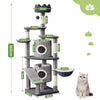Cat Tree Tower Multi-Level Cat Condo with Scratching Post Kittens Activity 162CM