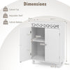 Bathroom Cabinet Floor Storage Organizer Freestanding Storage Unit