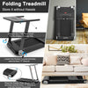 Foldable Electric Treadmill with APP Control & LED Display-Silver