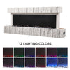 Electric Fireplace 12 Media Flame Insert LED Panoramic Living Room Heater Wifi