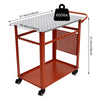 36*24*36 in Welding Table 600lbs Load Capacity Steel Welding Workbench on Wheels