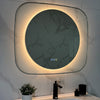 LUVODI 800x700mm LED Bathroom Mirror Dimmable Enhanced Antifog IP65 Glass Framed