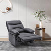 LEATHER/VELVET MANUAL ADJUSTABLE RECLINER ARMCHAIR LOUNGE CHAIR RECLINING GAMING