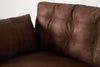 Swyft Model 10 3 Seater Sofa - Chestnut Faux Leather RRP £1799
