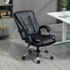 Executive Office Chair Swivel Recliner Padded Armrest Swivel Gas Lift Desk Chair