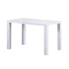 Rectangular Kitchen Dining Table Wooden Table 4-6 Seats Family Party Table White