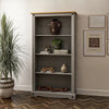 Corona Bookcase Grey Medium Display Cabinet Shelving Unit Solid Pine Mexican
