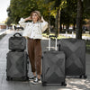 4Pcs Luggage Suitcase Set Hard Shell Trolley 4 Wheel Travel Cabin Carry On Bag