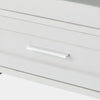 Bathroom Storage Cabinet 3 Tier White with Adjistable Shelves Standing Floor