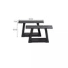 Steel Table Legs Trapezium Frame X Frame Dining Coffee Bench Desk Feet Stand DIY