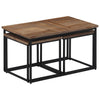 Nesting Coffee Tables Table End 3 pcs Solid Wood Teak vidaXL