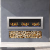 48 Inch Glass Fireplace Indoor Burner Insert Biofire Fire Wall Mount Decoration
