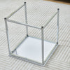 Nest Of 3 Nested Nesting Tables Side End Coffee Table Glass/Wood for Living Room
