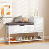 White Shoe Storage Bench Shoe Rack Stand