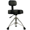 Drum Stool, Hydraulic Drum Throne with Ergonomic Backrest – Adjustable