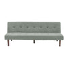 Folding 3 Seater Sofa Bed Click-Clack Recliner Fabric Couch Sleeper Living Room